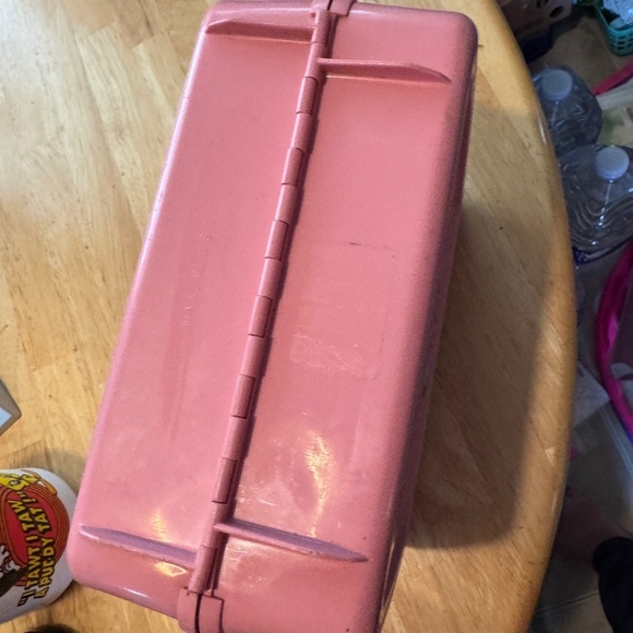 Used 1986 Looney Tunes Sylvester and Tweety Pink Plastic Lunch Box by Thermos - Picture 8 of 9